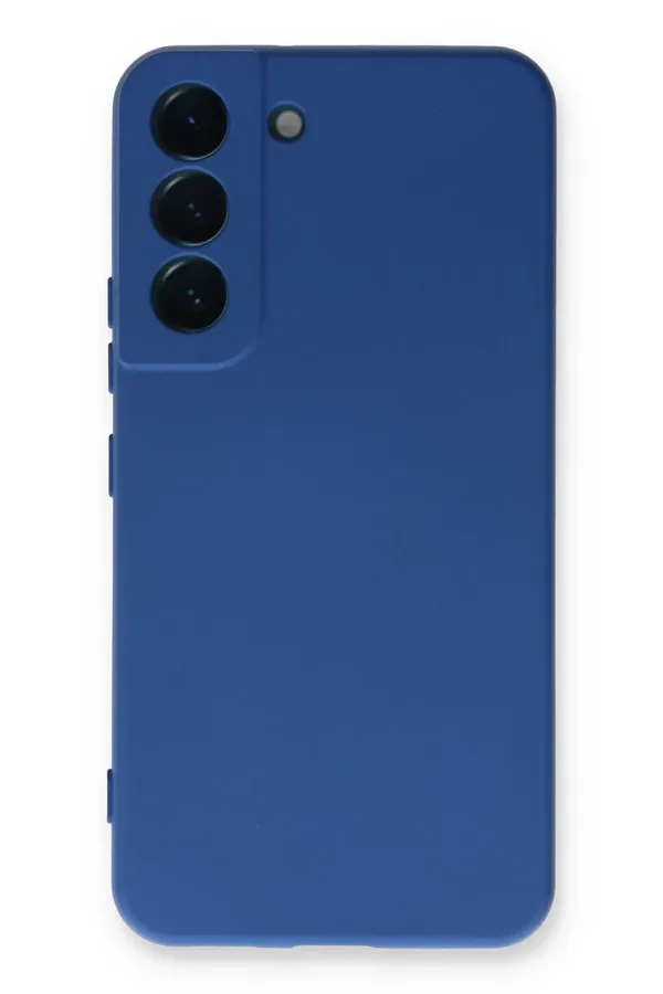 Samsung Galaxy S23 Uyumlu Kılıf Nano içi Kadife Silikon - Mavi