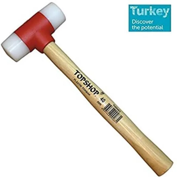 09465 Ağaç Saplı Plastik Tokmak 50 mm
