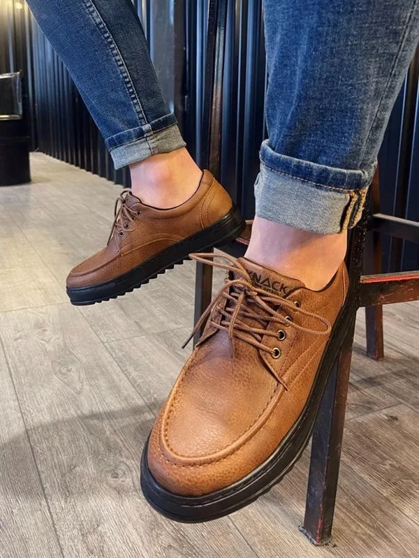 Erkek Casual Resmi Bağcıklı Ayakkabı Ayakkabı Dengeli Klasik Cilt