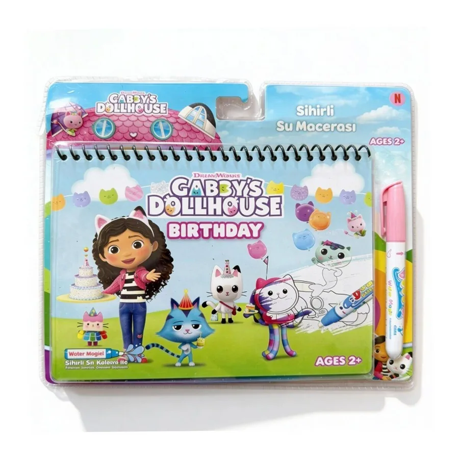 Bk0011 Gabby Dollhouse Lisanslı Boyama Kitabı