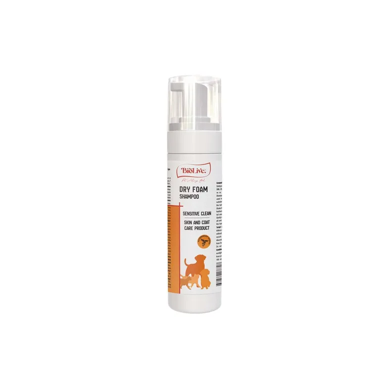 Biolive Cat Dog Köpük Şampuan 200ml