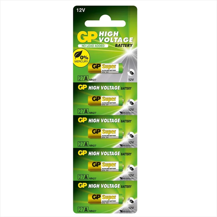 GP 27A 12V lin Pil 5'li Paket