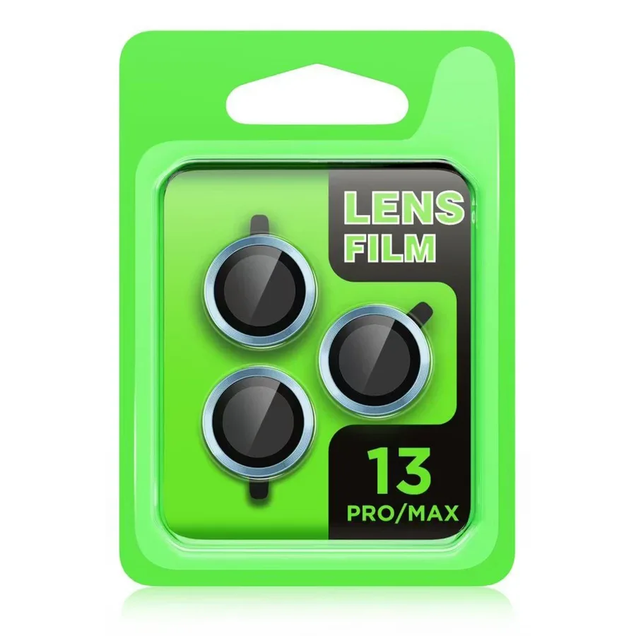 Apple iPhone 13 Pro Max Uyumlu Raze Metal Kamera Lens - Gri