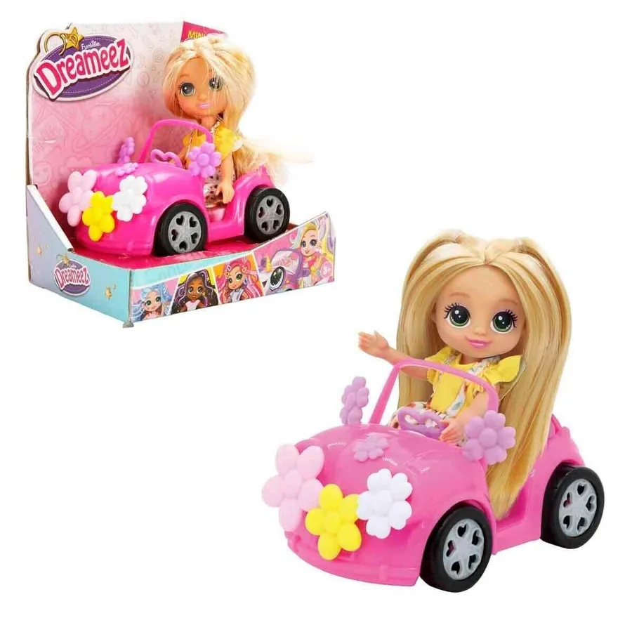81121 Sun-Fnv-Mnk-Bbk-Dreameez Unıcorn Arabalı Bebek 4a