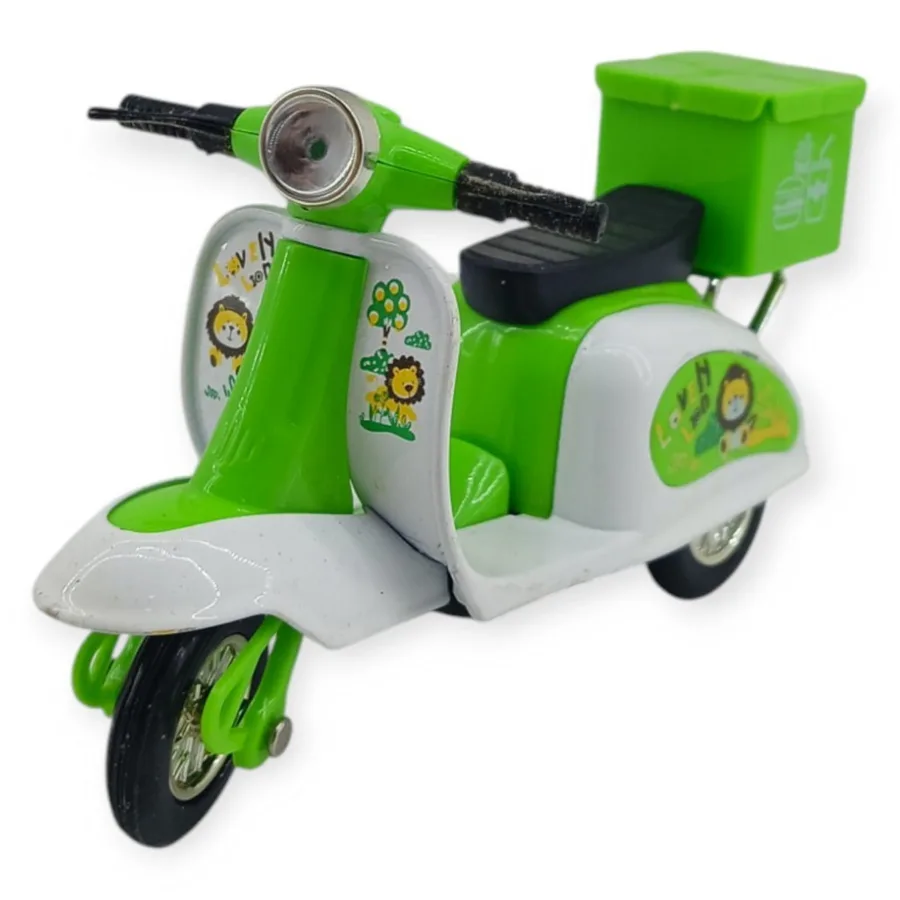 Çek Bırak Metal Vespa Motor  Cm - FY361A-D-YEŞİL - 1 ADET