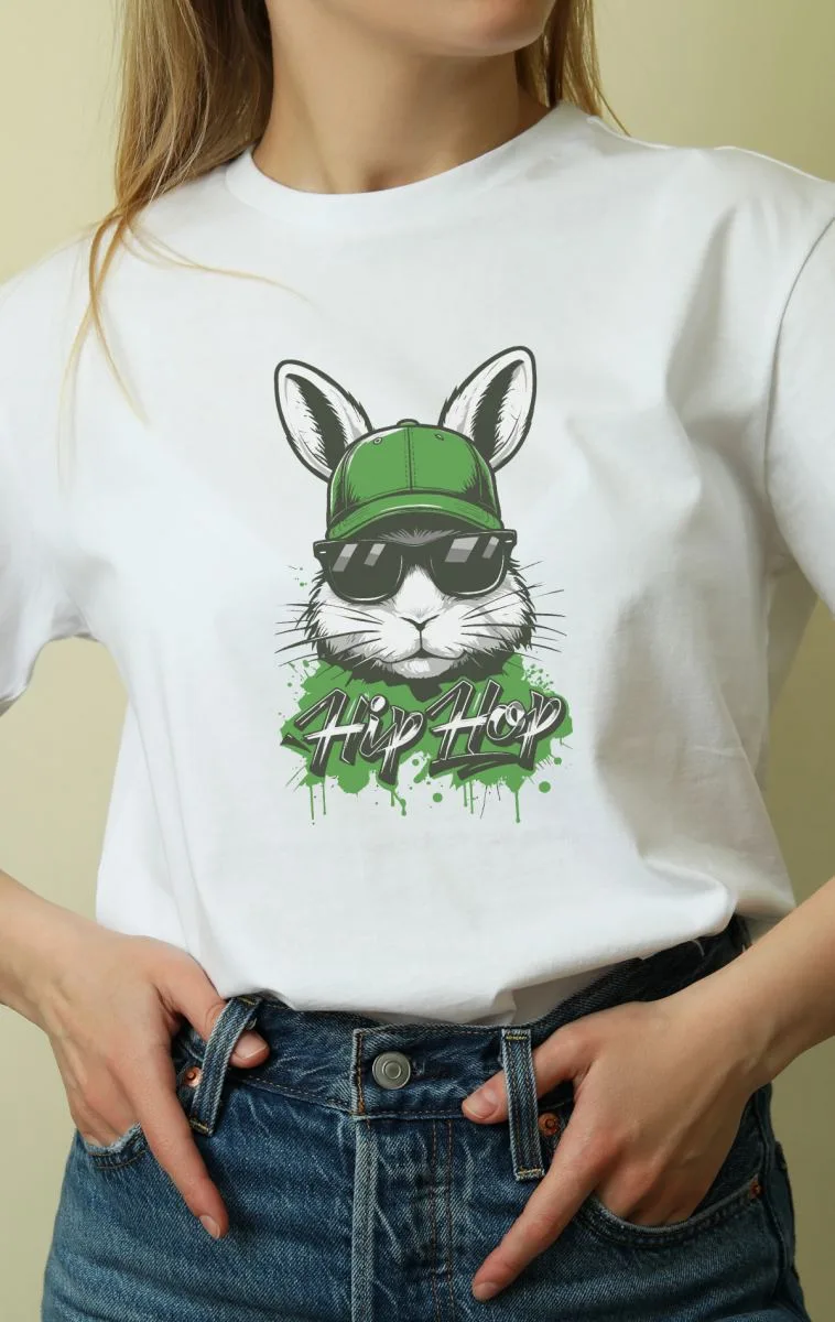 Unisex Oversize 24/1 Penye DTF Baskılı Tişört - DTF108