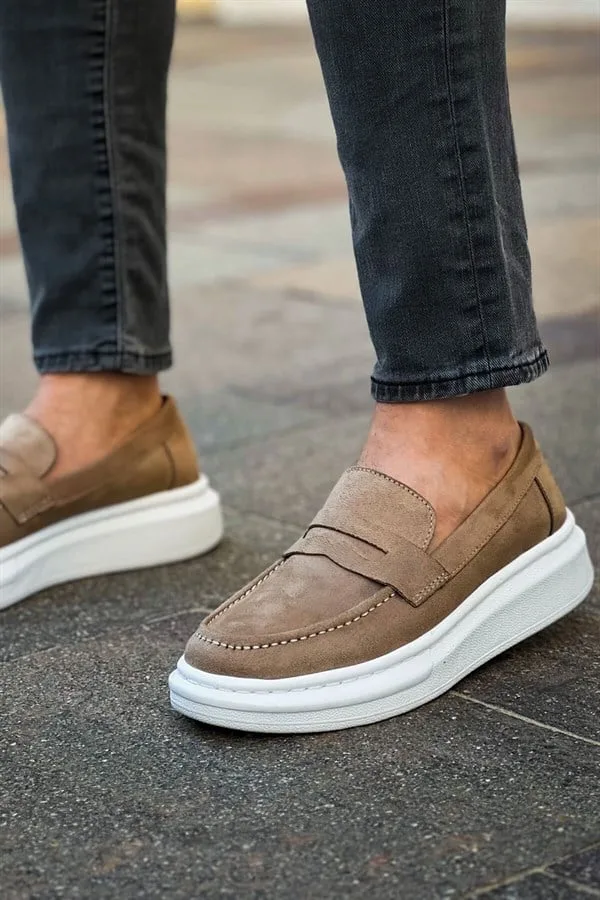 Erkek Casual Günlük Lüks Bağcıklı Ayakkabı Ayakkabı Süet Modern