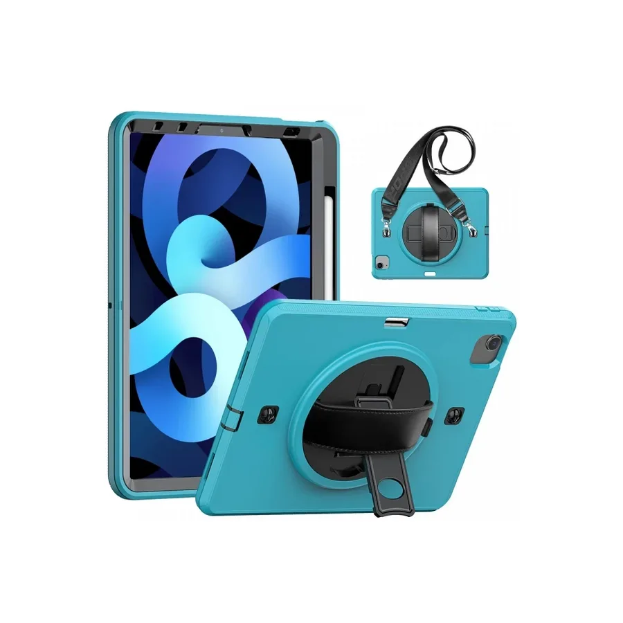 Apple iPad Pro 11 (2020) Kılıf Strap-C Otterbox Tablet Kapak - Mavi