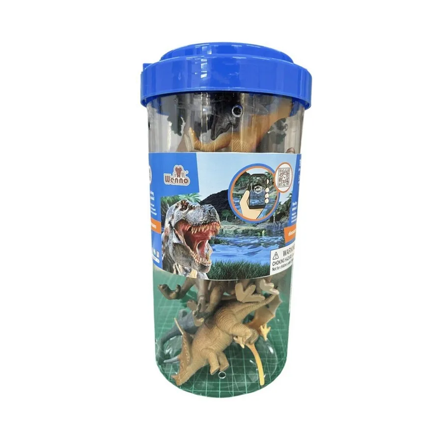 Sh-6434 13pcs Dinozorlar 2litre Kovada