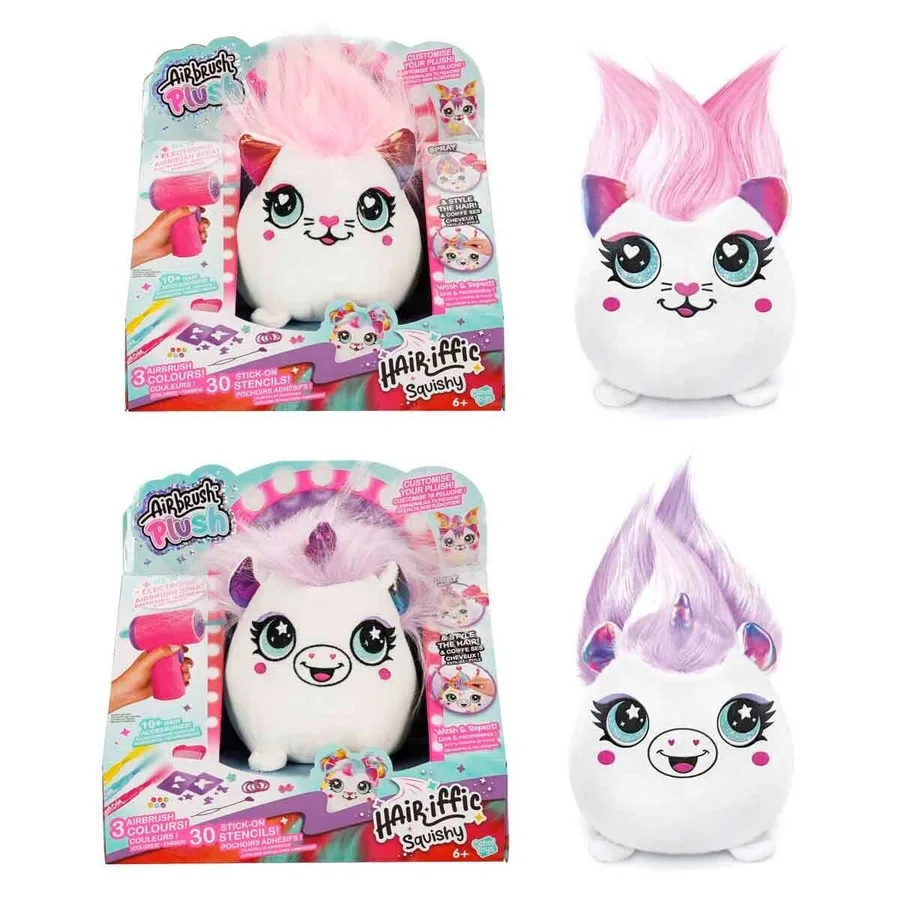 45541 Sun-Cnl-Hobi Set Aırbrush Plush Haır Iffıc Squıshy Bo 2a
