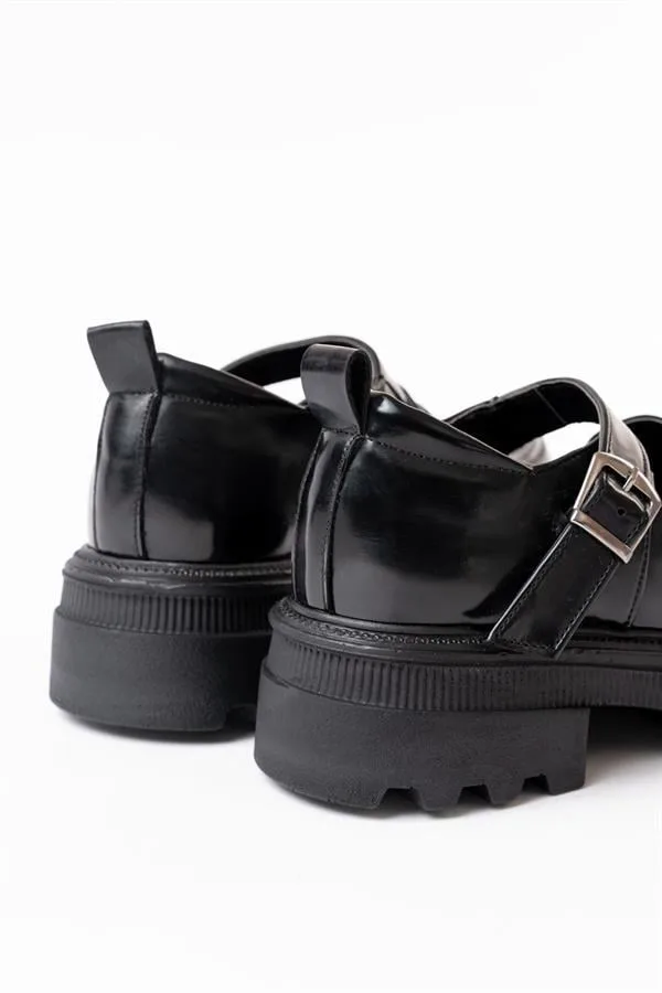 Kadın Casual Loafer Tabanlı Ayakkabı Ayakkabı Esnek Rugan Yüksek