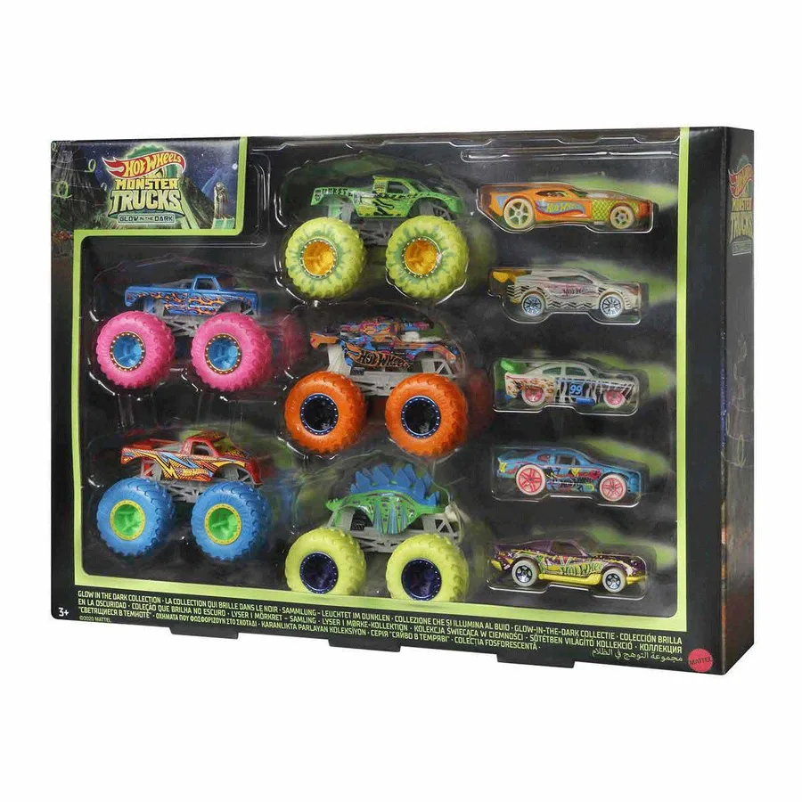 HCB57  Trucks Karanlıkta Parlayan Araçlar, Hot Wheels  Trucks -