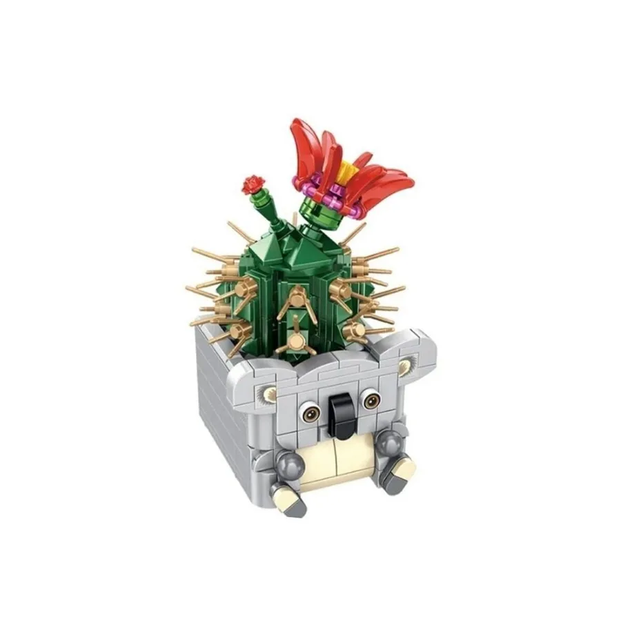 P655014 Panlos Hayvan Saksıları Buket Setleri Koala 297 Parça Blk Otyuncak
