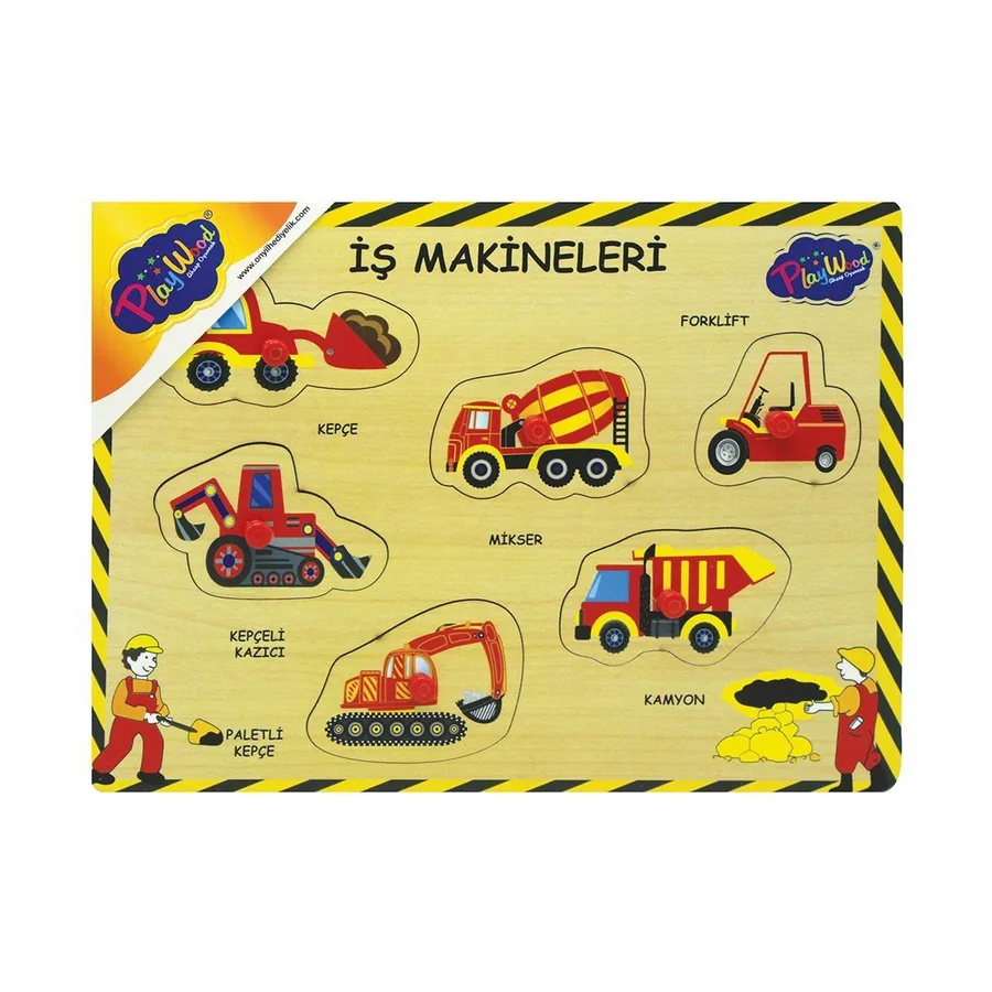 194/195-Ony Ahşap Tutmalı İş Makinaları
