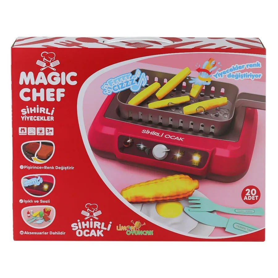 2A550 Magic Chef Barbekü ak Seti -Limon Oyuncak