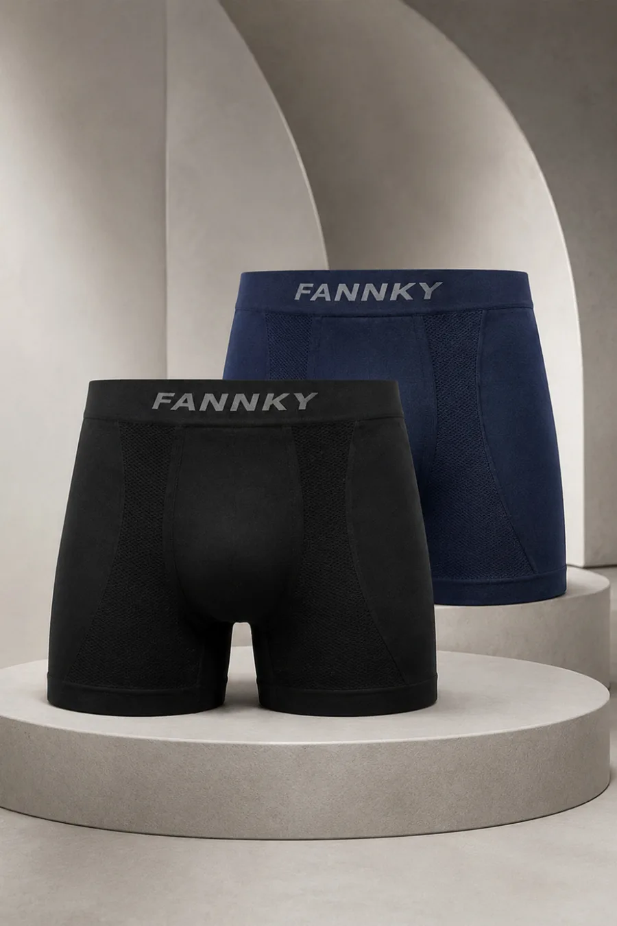 Erkek Casual Comfort Günlük 2 Li Boxer Çok Renkli