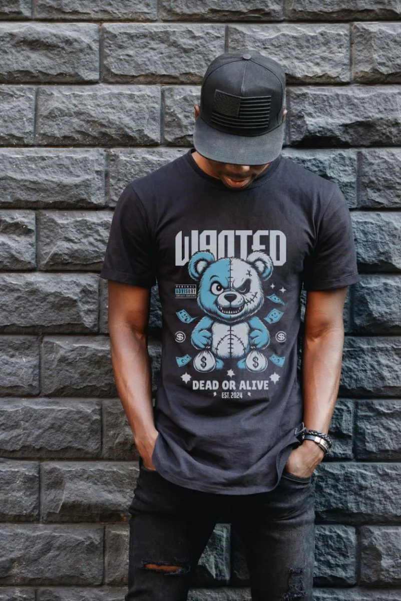 Unisex Oversize 24/1 Penye DTF Baskılı Tişört - DTF131