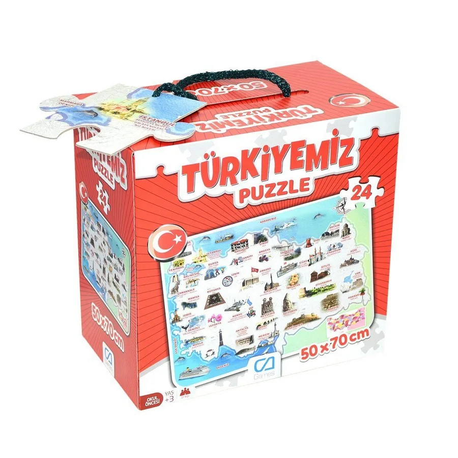 Ca.5079 Türkiyemiz Yer Puzzle