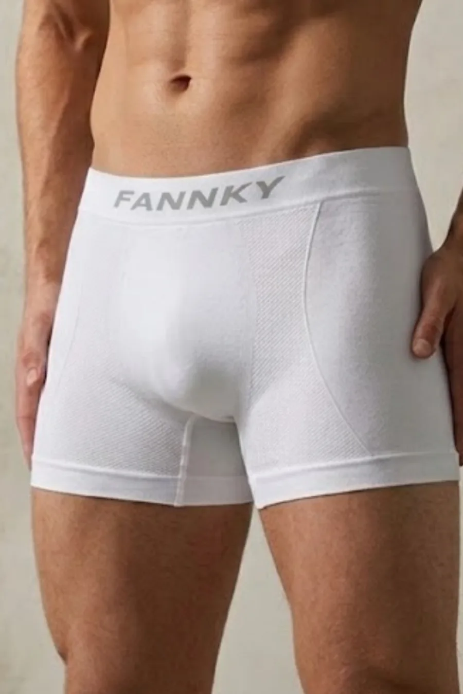 Erkek Casual Comfort Günlük Beyaz Boxer