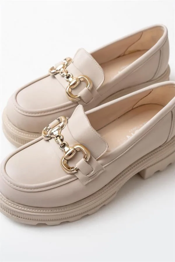 Kadın Casual Loafer Günlük Tabanlı Bağcıksız Ayakkabı Ayakkabı Yüksek
