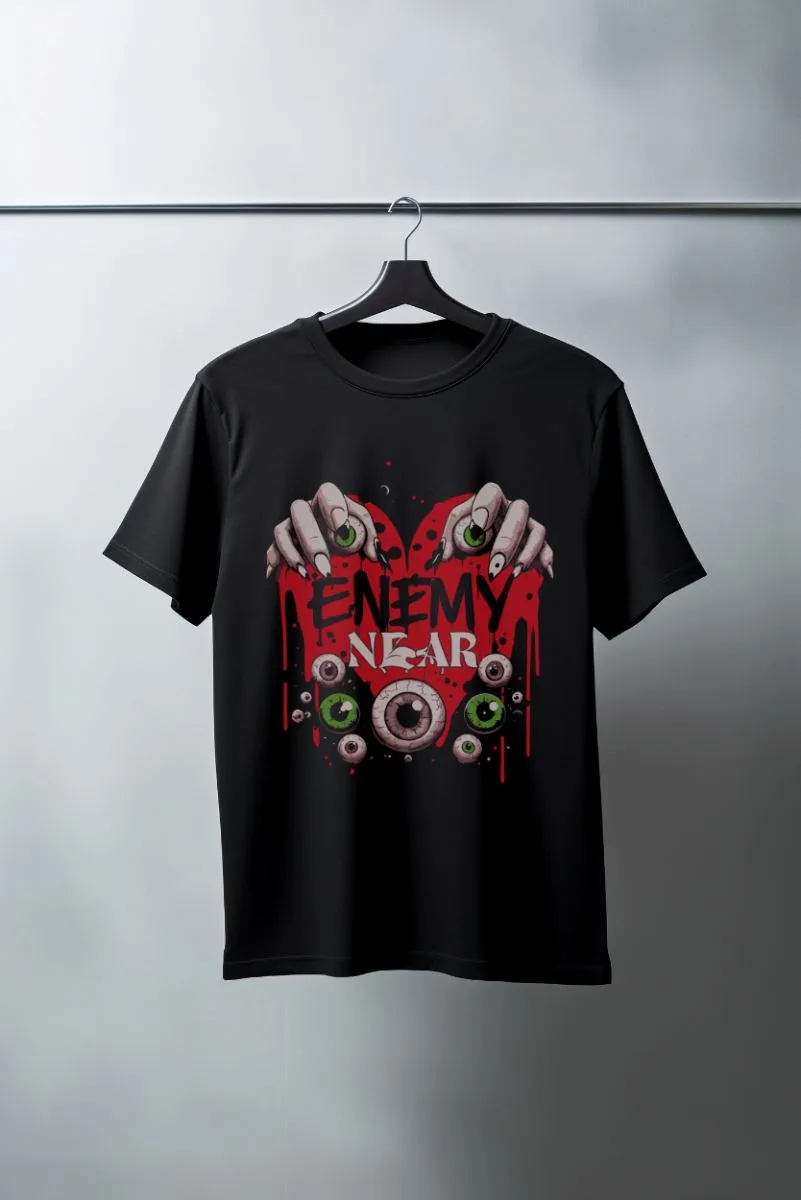 Unisex Oversize 24/1 Penye DTF Baskılı Tişört - DTF128