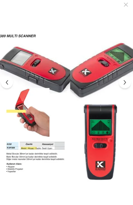 Kapro 389 Metal Boru Kablo Bulucu - Multi Scanner