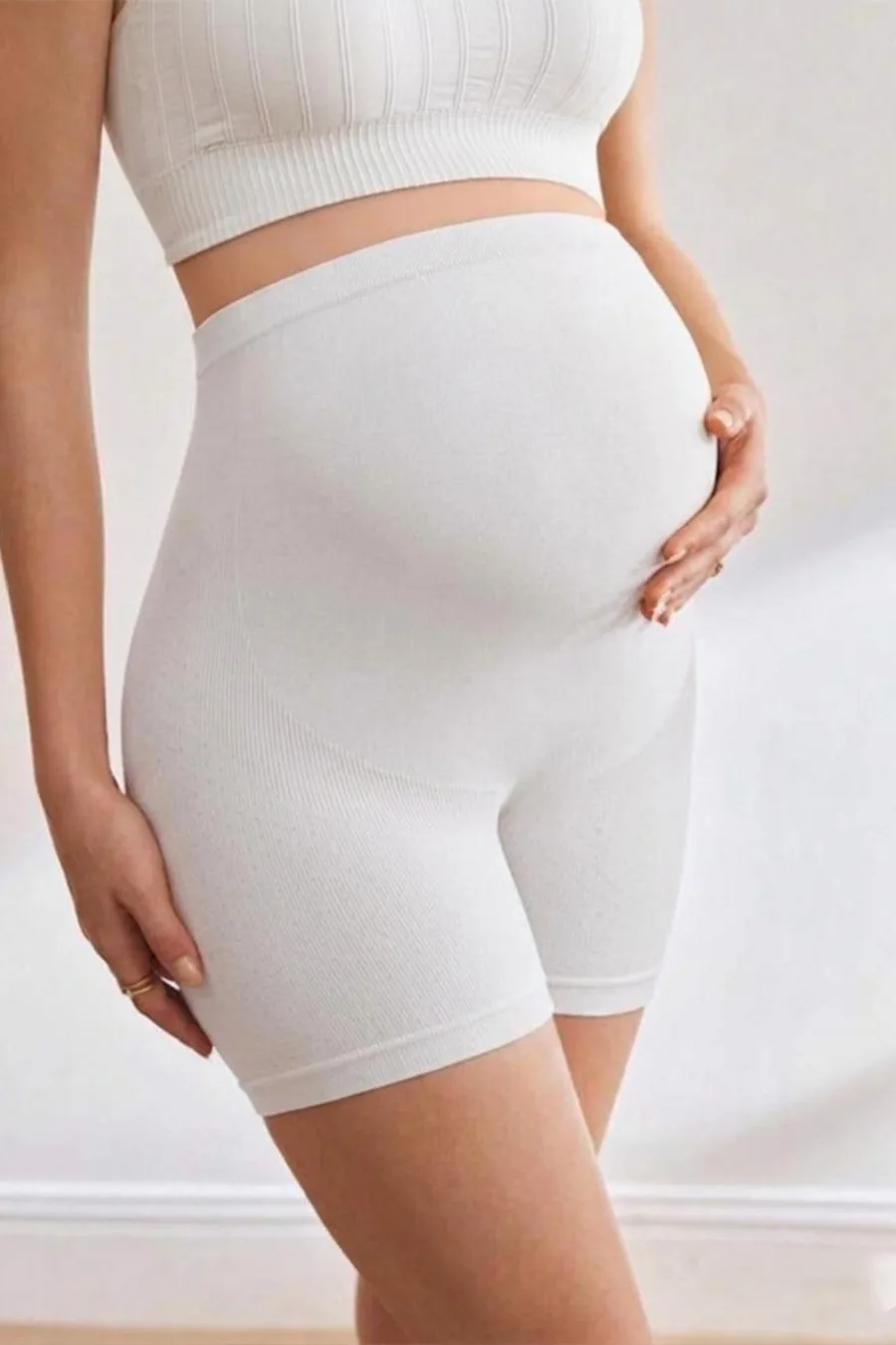 Hamile Slip Külot Hamile Lohusa Yüksek Bel Toparlayıcı Külot 1020-Beyaz