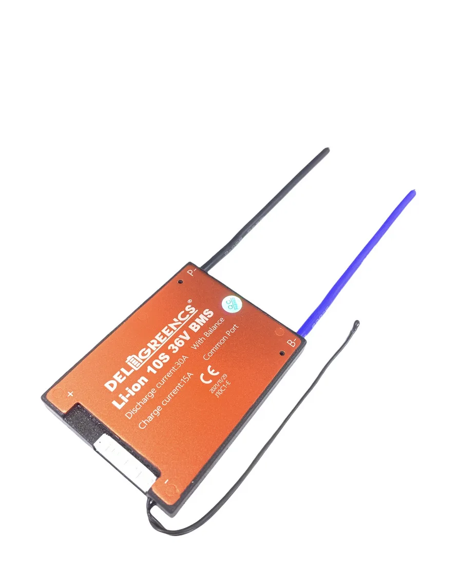 Deligreencs - 10s 30a  Lı-Ion Bms Kartı Sensörlü Ortak Port