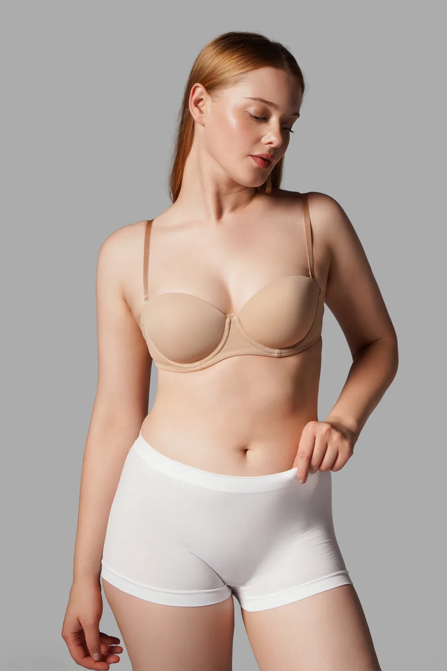 Boxer Toparlayıcı İz Yapmayan Örme Boxer 2001 Beyaz