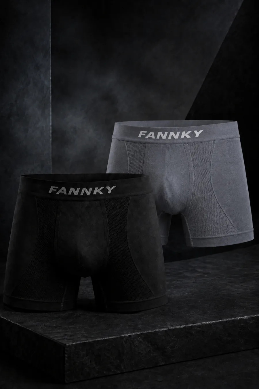 Erkek Rahat Esnek Seamless 2 Li Boxer Ten