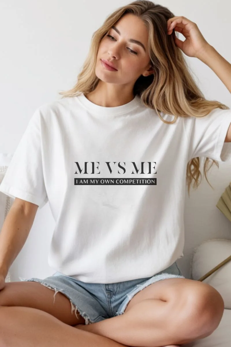 Unisex Oversize 24/1 Penye DTF Baskılı Tişört - DTF246