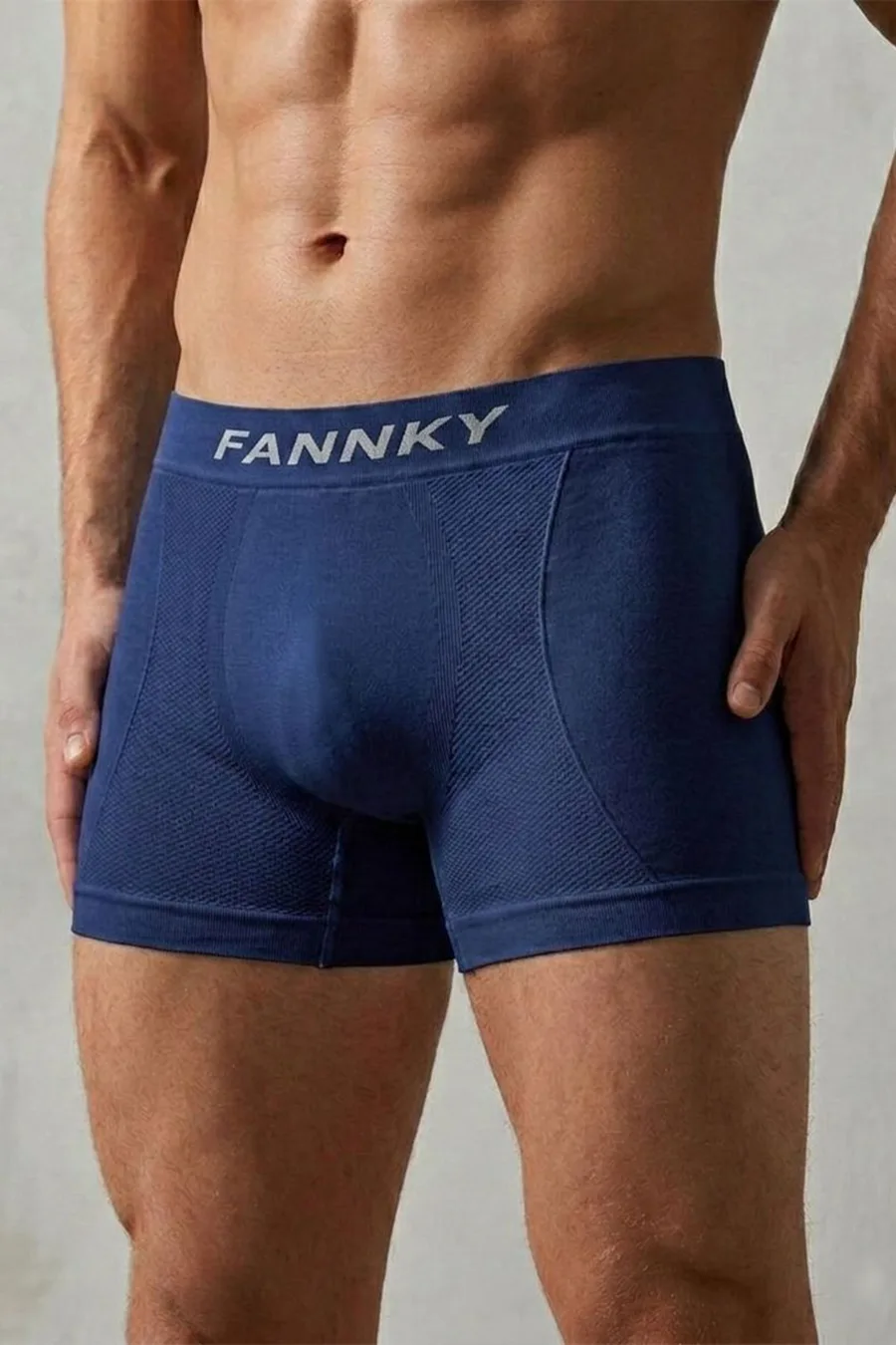 Dikişsiz Nefes Alabilen Rahat Bol Kesim Erkek Boxer 2014 Lacivert