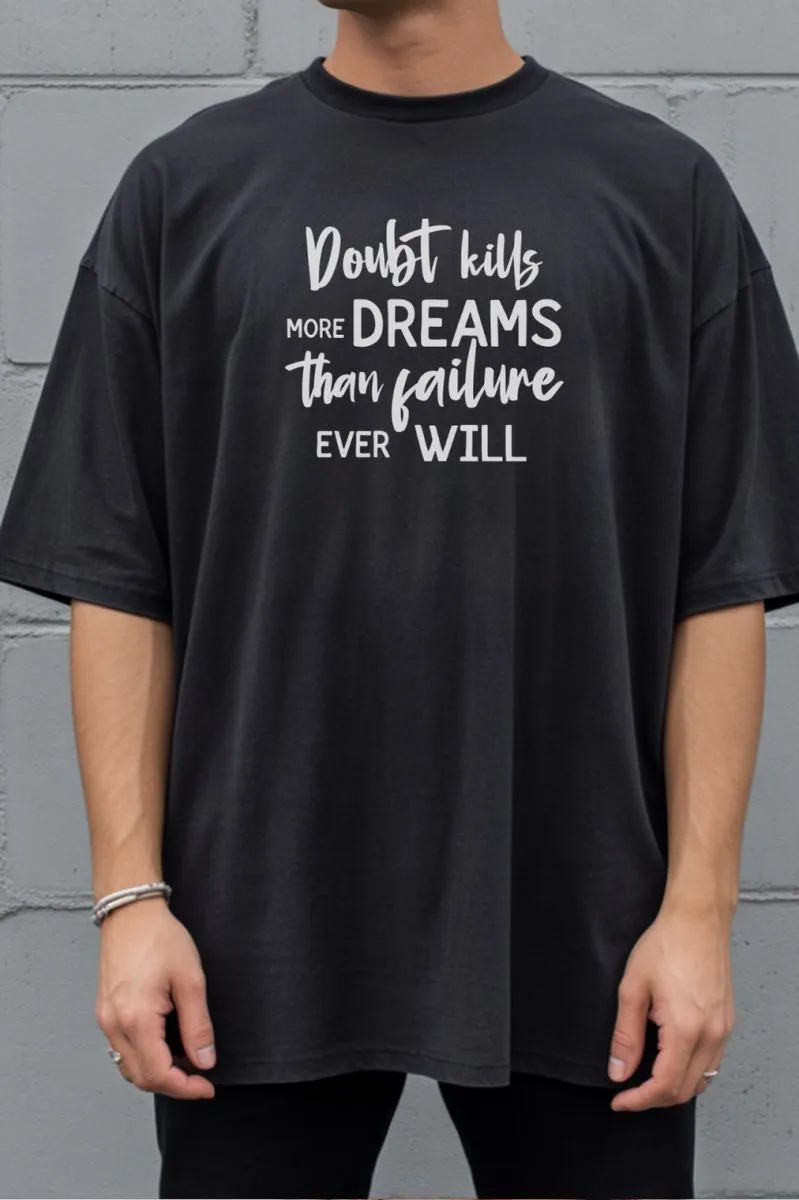 Unisex Oversize 24/1 Penye DTF Baskılı Tişört - DTF291
