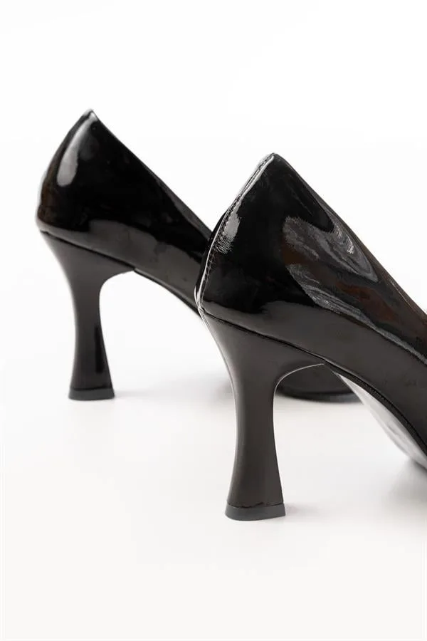 Kadın Casual Stiletto Ayakkabı Ayakkabı Dengeli Rugan Topuklu Form