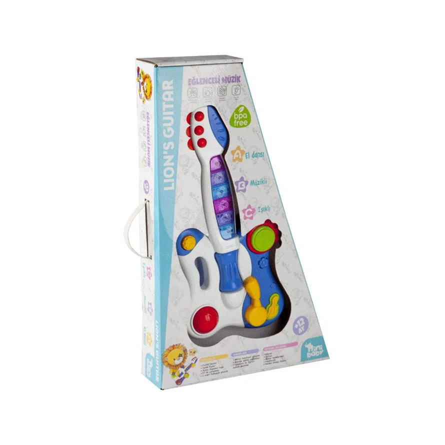 Er-206 Nini Baby Gitar Lion Işıklı Sesli Müzikli