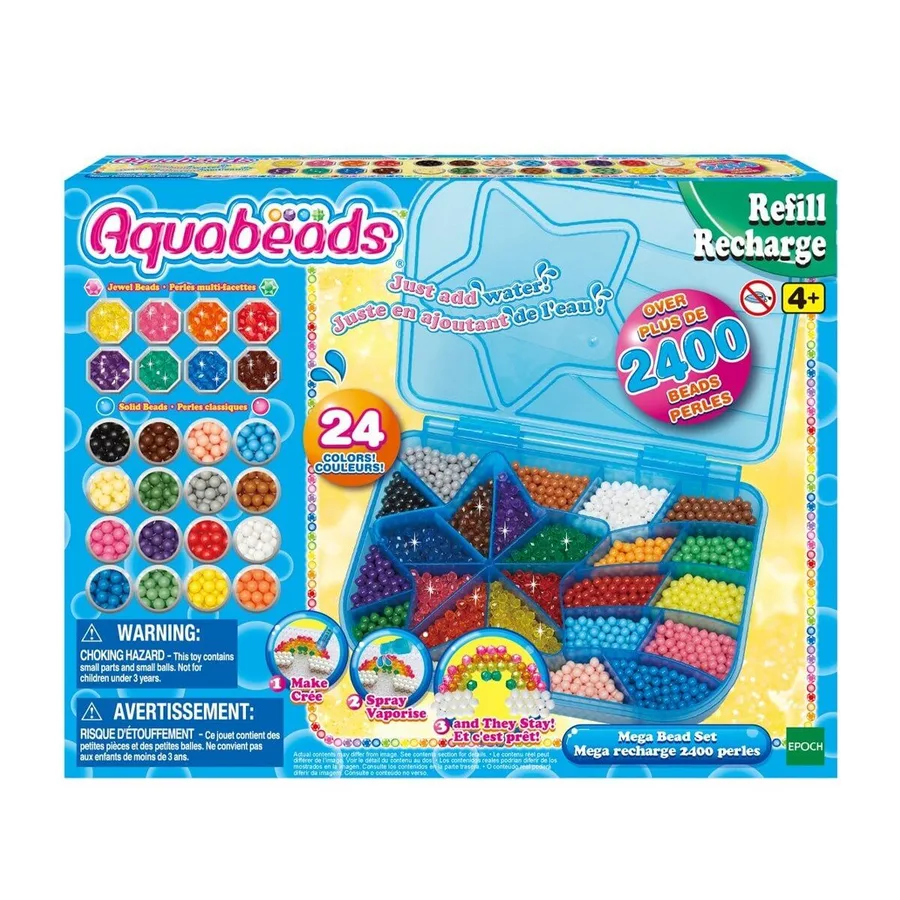 31502 Eph AquaBeads Mega Boncuk Seti, 800 parça +4 yaş