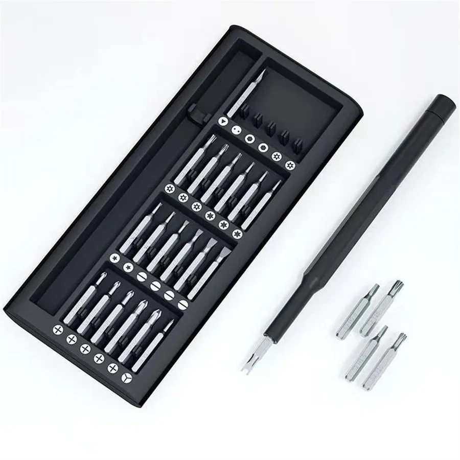 25 Parça Çok Fonksiyonlu Hassas Tornida Seti – Telefon Tablet Elektronik Tamir Tornida Seti