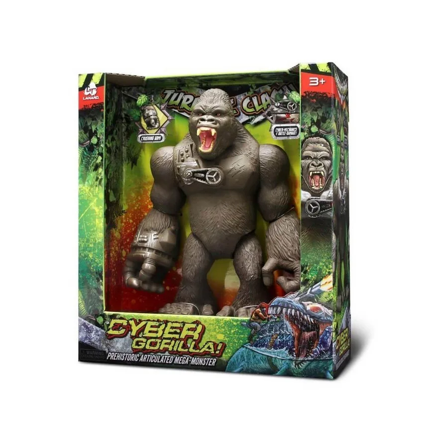 37108 Sunman Jurassic Clasega Canar Siber Goril Figürü