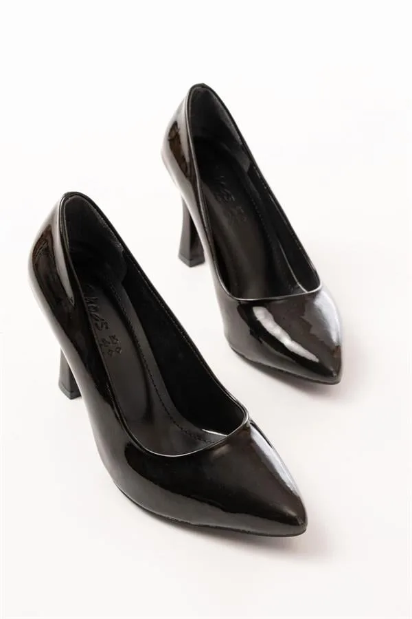 Kadın Casual Stiletto Ayakkabı Ayakkabı Dengeli Rugan Topuklu Form