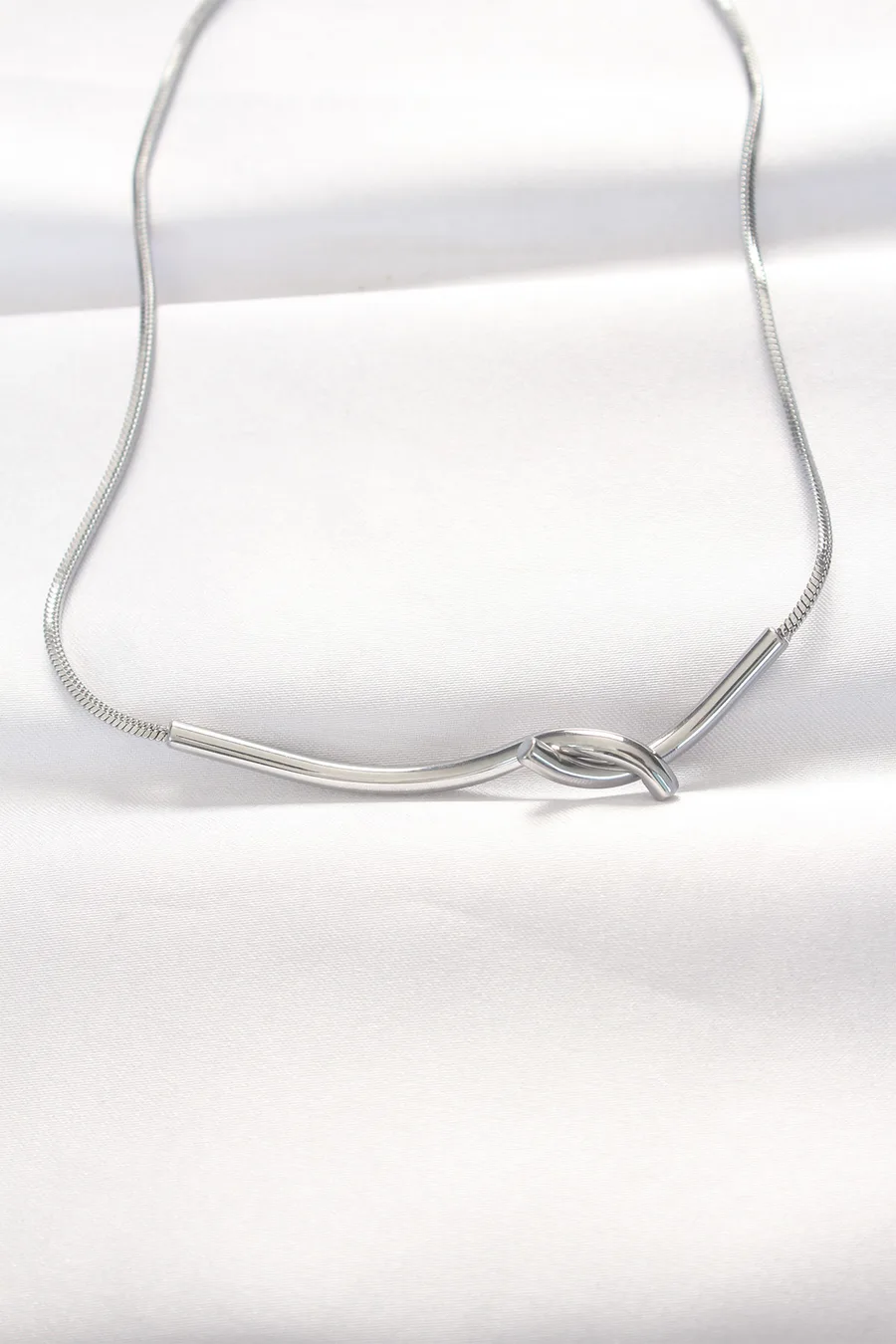 316L Çelik Silver Renk Kolye