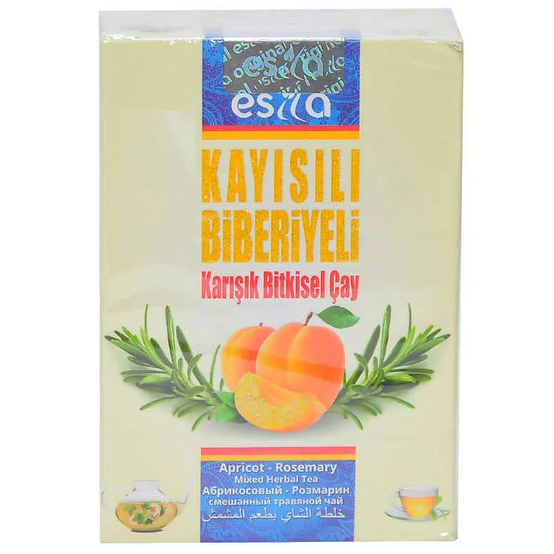 Kayısılı Biberiyeli Karışık sel Çay 45 Süzen Poşet