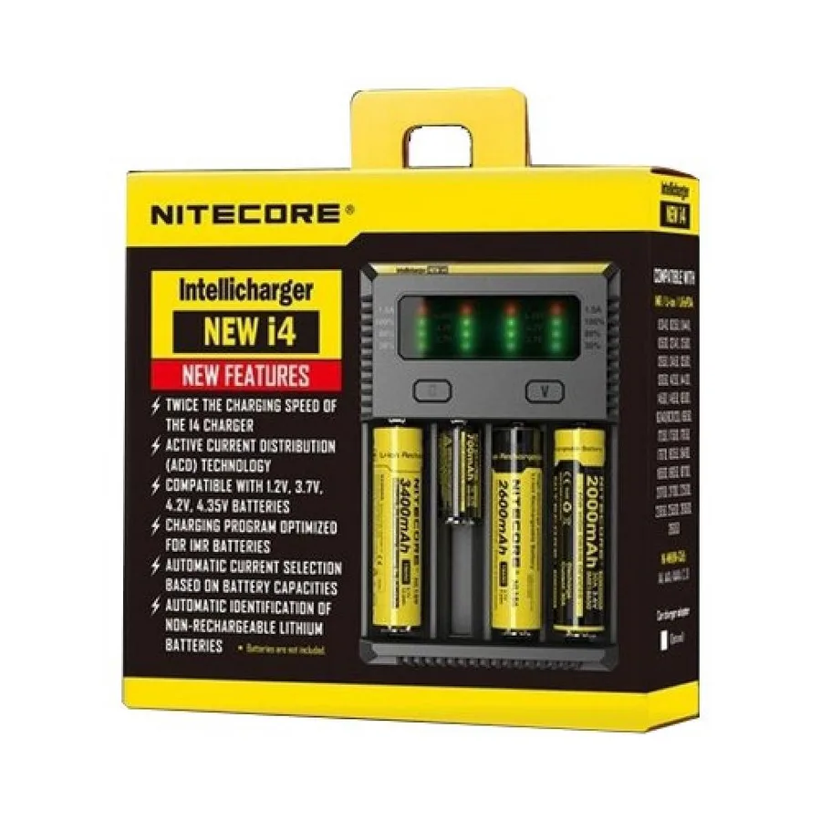 Nitecore New İ4 İntelli Charger Li-ion / NI-CD / NI-MH Pil Şarj