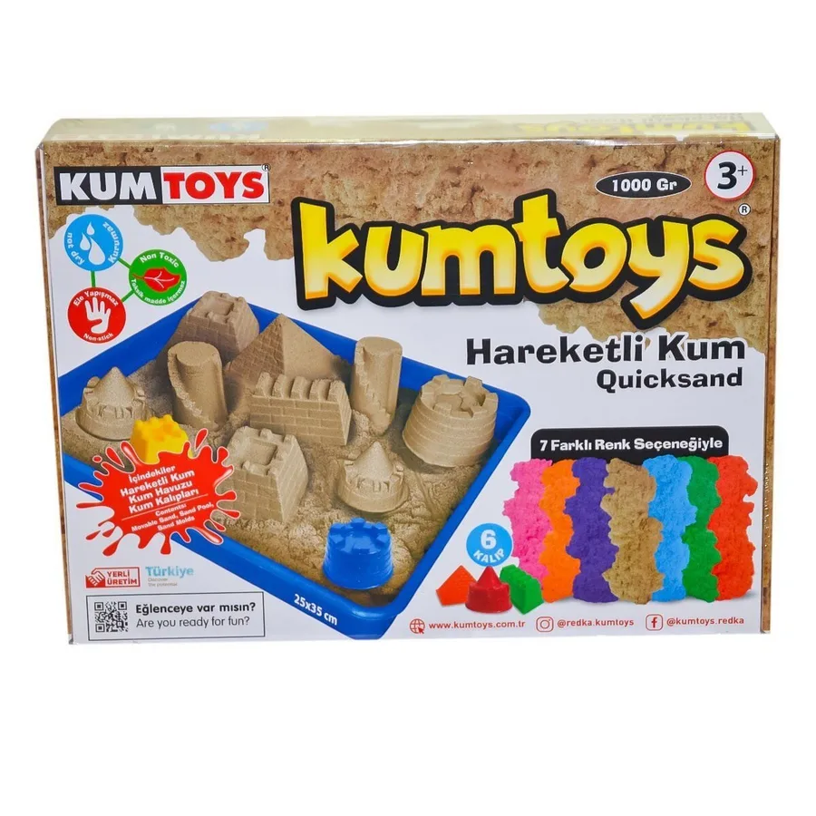 5329 Kumt, Hareketli Kum Seti 1000 gr / +3 yaş