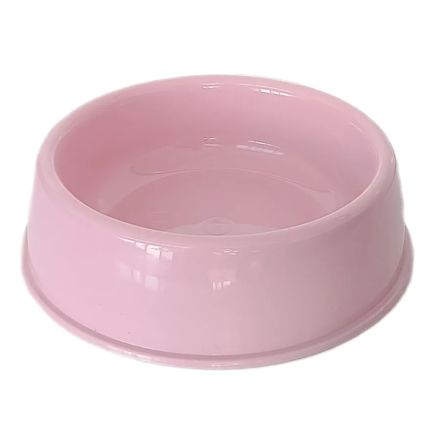 Kedi Köpek Plastik  Ve Su Kabı 20 cm - 200 ml Pembe