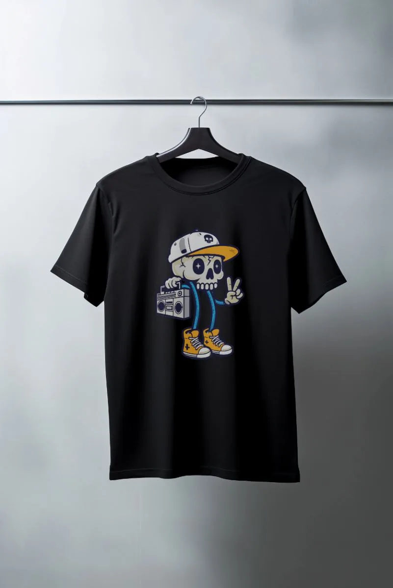 Unisex Oversize 24/1 Penye DTF Baskılı Tişört - DTF189