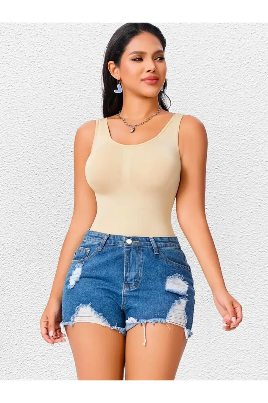 Kadın Korse Atlet 6055 Ten