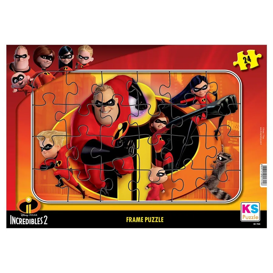 INC 704 Incredibles 2  Puzzle 24 Parça