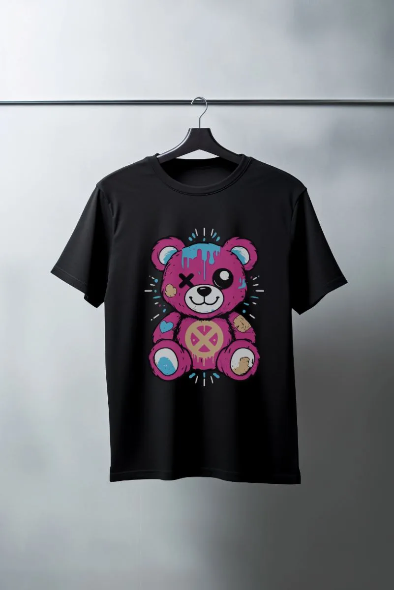 Unisex Oversize 24/1 Penye DTF Baskılı Tişört - DTF182