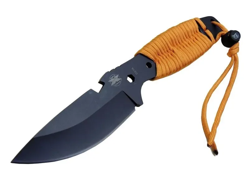 DPX Gear Assault 0238TRN Kamp Bıçağı 22,5 cm - Tcu, Metal; İpli Sap