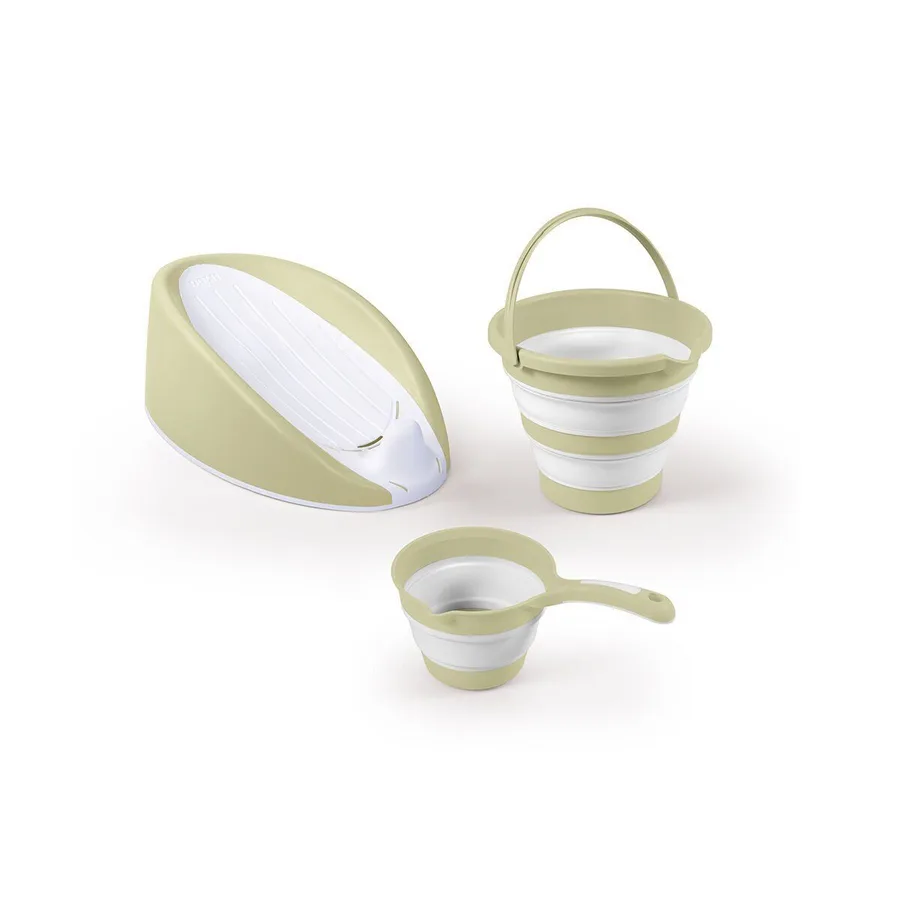 7571 Üçlü Bebek Banyo Seti- Eco Green
